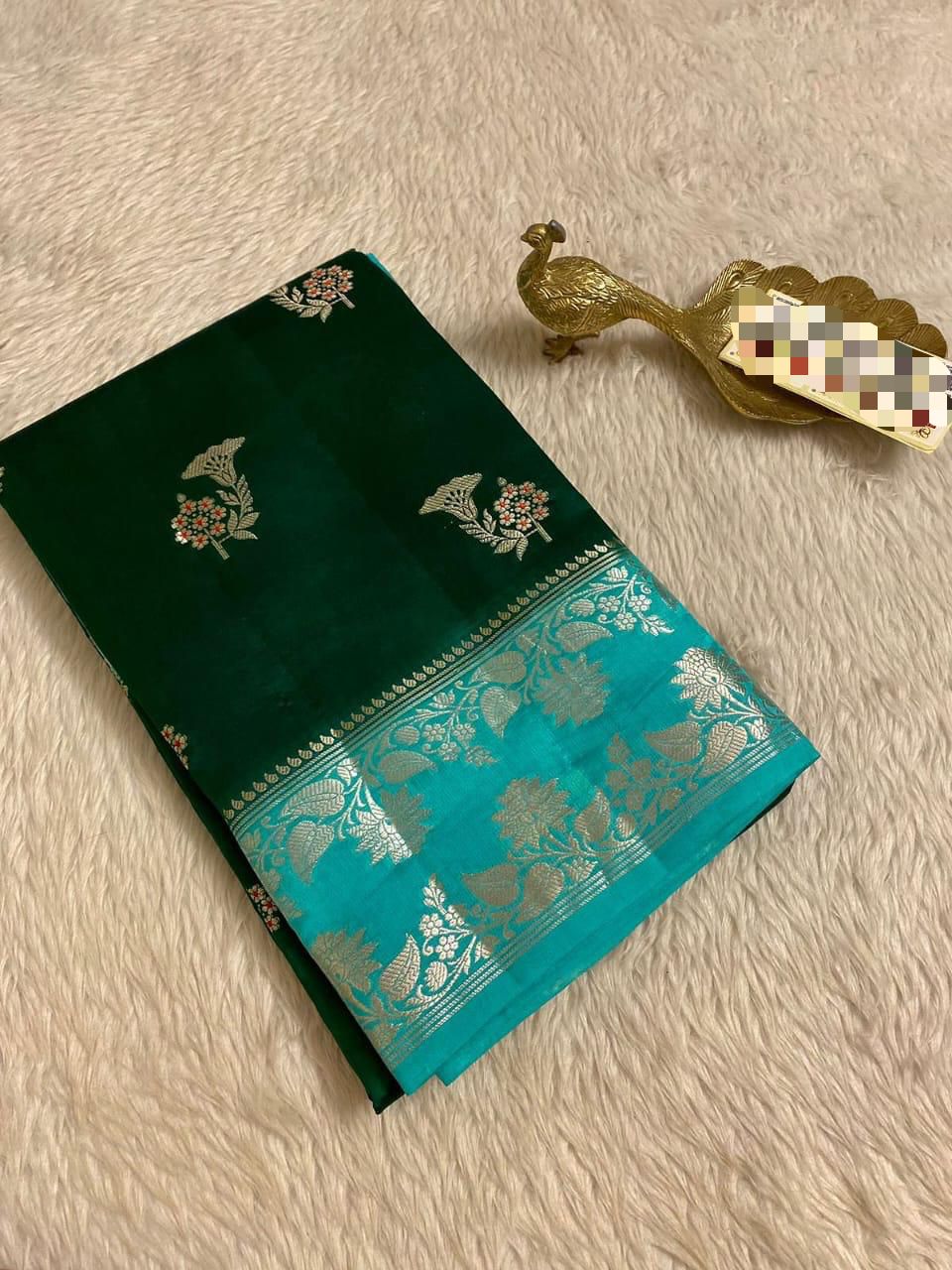 Banarasi semi katan silk saree