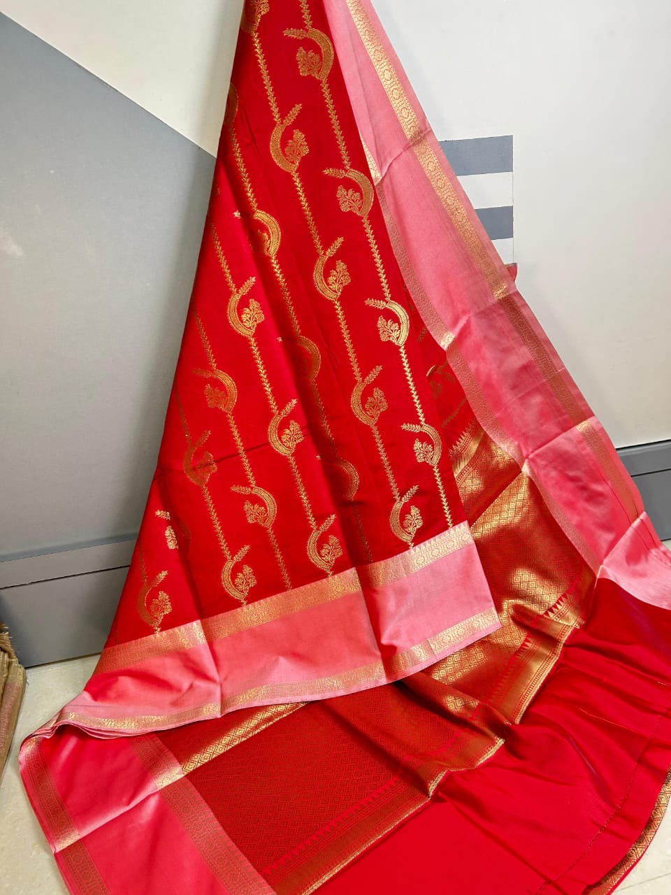 Banarasi semi katan silk saree