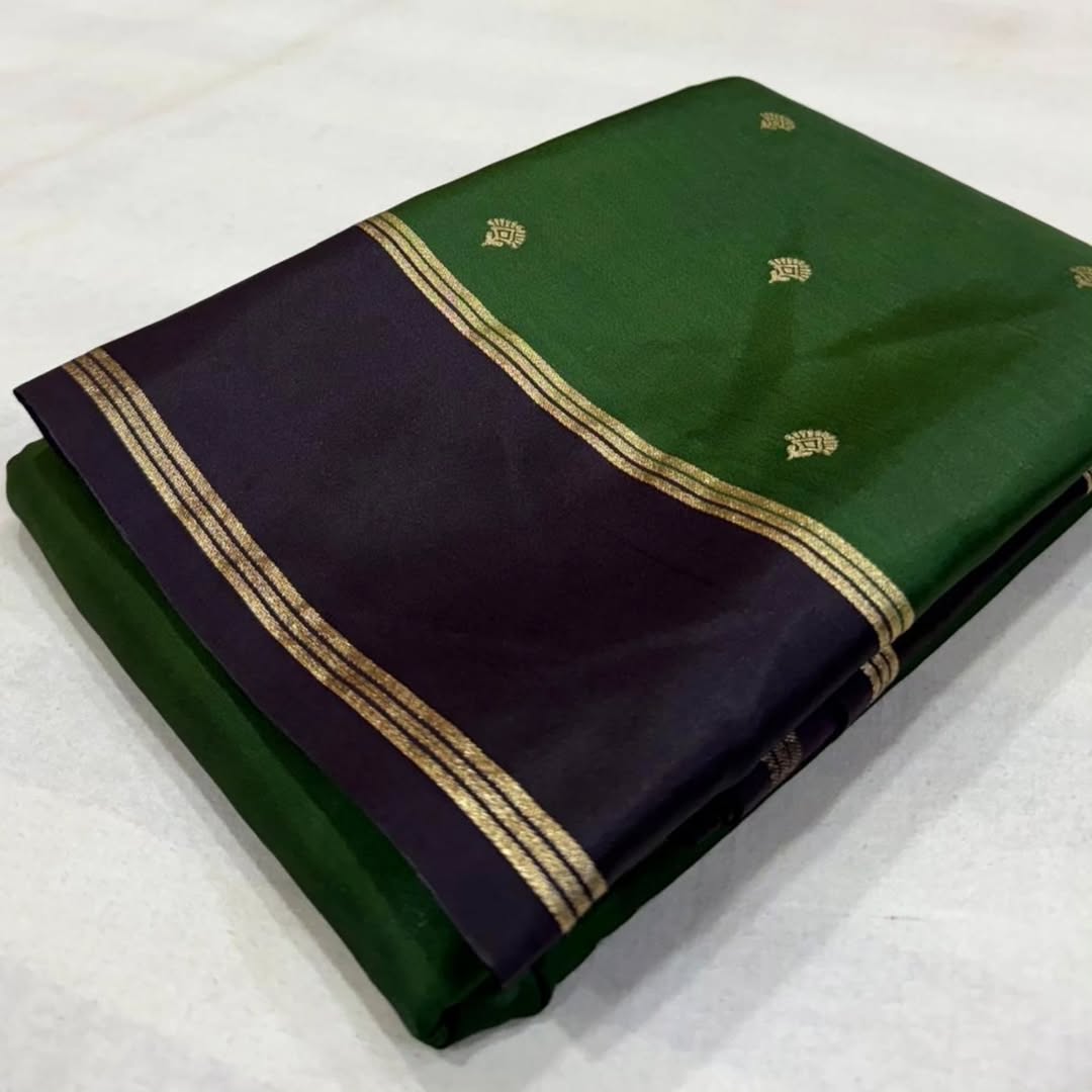 Banarasi semi geogette silk saree