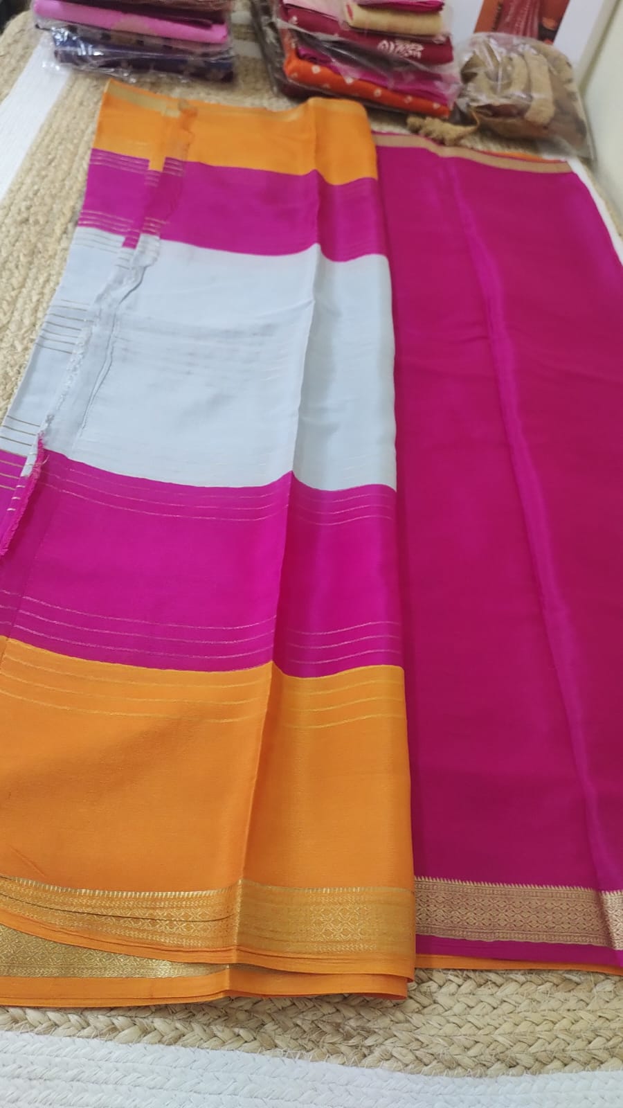 Pure MYSORE Silk Saree, 110 grams,