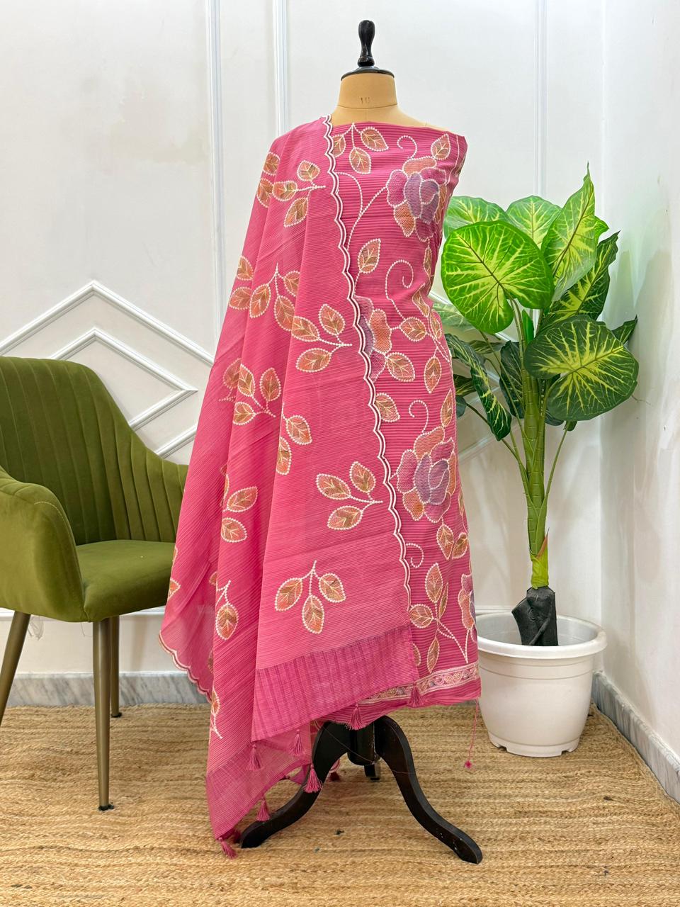 banarasi unstitched suit