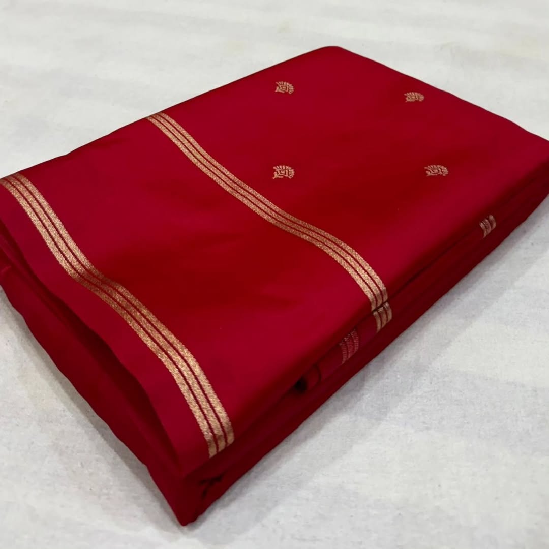 Banarasi semi geogette silk saree