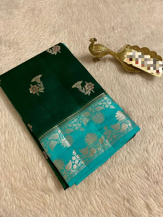 Banarasi semi katan silk saree