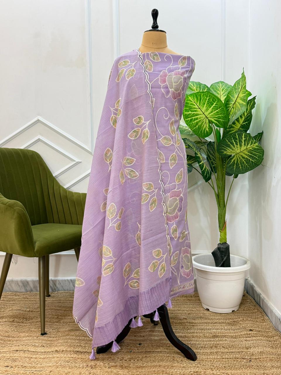 banarasi unstitched suit