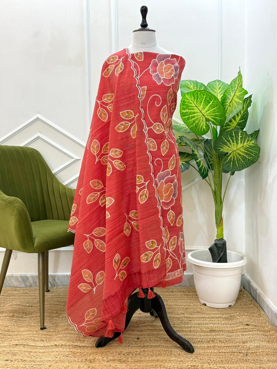 banarasi unstitched suit