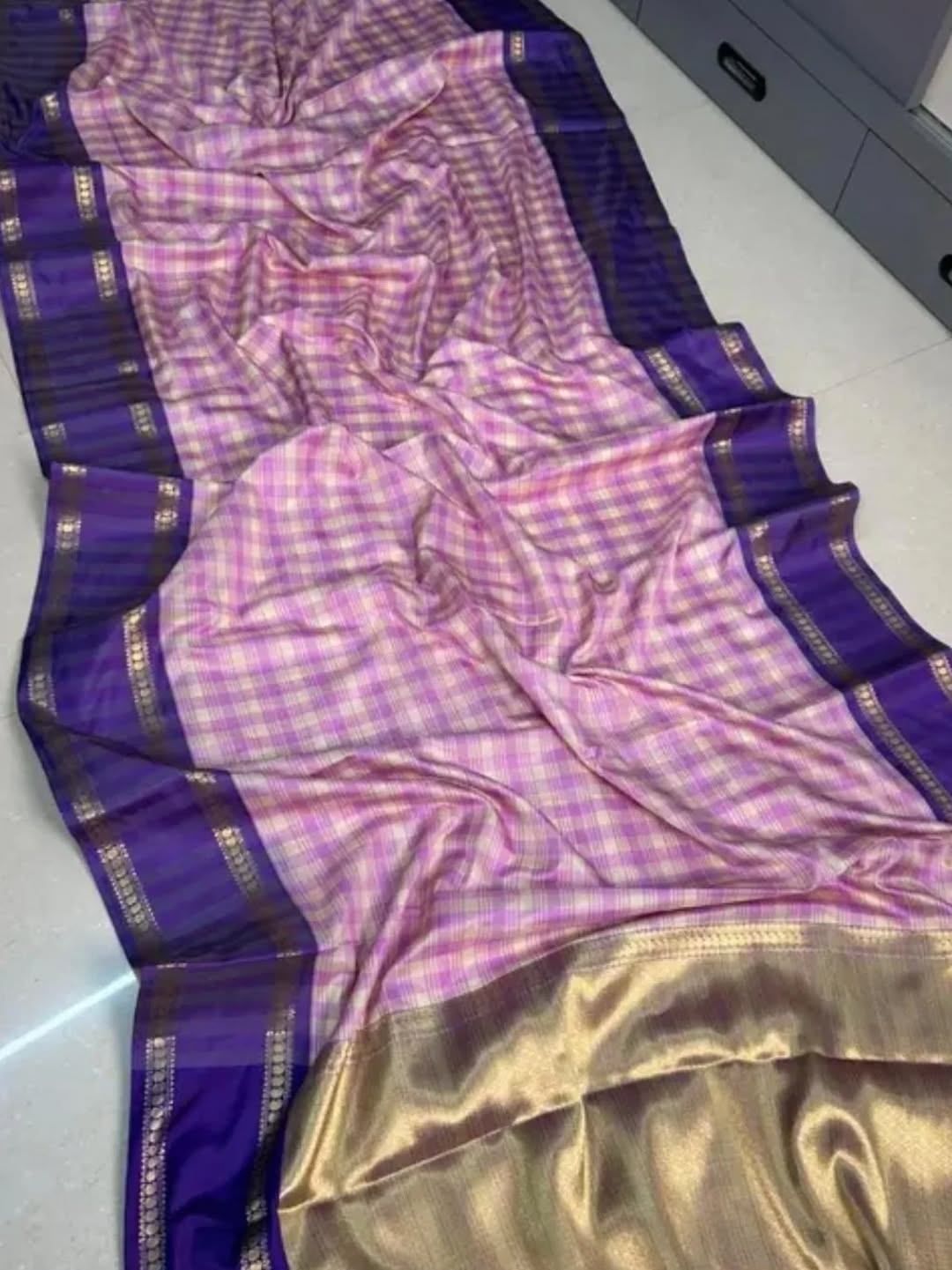 Banarasi semi silk saree