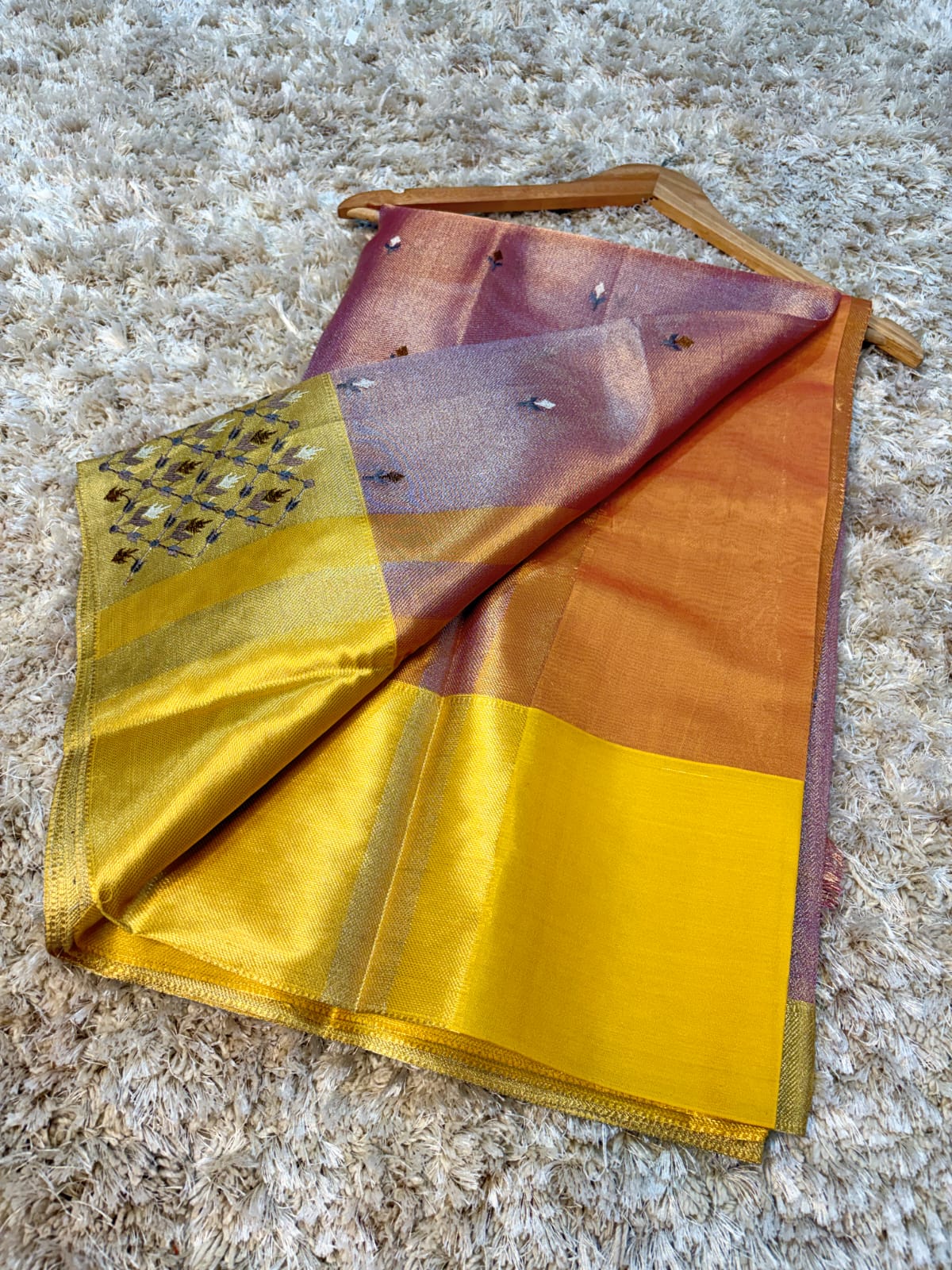 Banarasi Embroidery silk saree