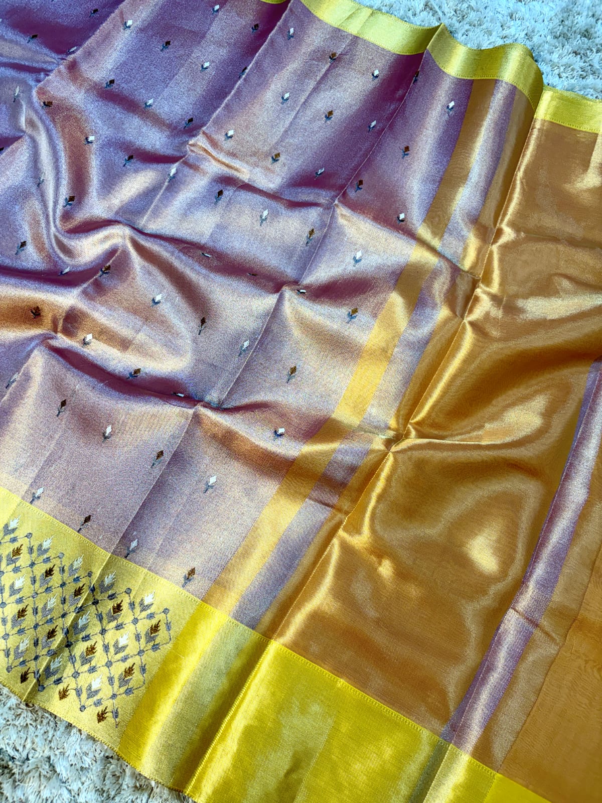 Banarasi Embroidery silk saree
